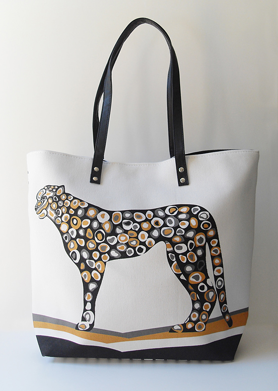 Cheetah: Black -Embroidery
